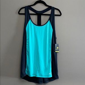 Xersion Womens Aqua Slim Fit Exercise/Athletic Top